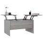 Mesa de centro madera de ingeniería gris Sonoma 80x50x42,5 cm en Mesas de centro | Comprar online en Foru.es
