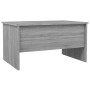 Mesa de centro madera de ingeniería gris Sonoma 80x50x42,5 cm en Mesas de centro | Comprar online en Foru.es