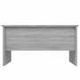 Mesa de centro madera de ingeniería gris Sonoma 80x50x42,5 cm en Mesas de centro | Comprar online en Foru.es