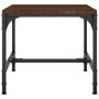 Mesa auxiliar de madera contrachapada roble marrón 40x40x35 cm en Mesas de centro | Comprar online en Foru.es