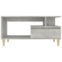 Mesa de centro madera contrachapada gris hormigón 90x49x45 cm en Mesas de centro | Comprar online en Foru.es