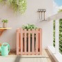 Jardinera con diseño de valla madera maciza Douglas 70x70x70 cm en Macetas y jardineras | Comprar online en Foru.es