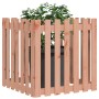 Jardinera con diseño de valla madera maciza Douglas 70x70x70 cm en Macetas y jardineras | Comprar online en Foru.es