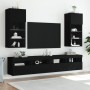 Mueble para TV con luces LED negro 40,5x30x90 cm en Muebles TV | Comprar online en Foru.es
