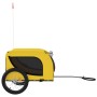 Remolque bicicleta mascotas hierro tela Oxford amarillo negro de vidaXL, Cochecitos para mascotas - Ref: Foro24-94008, Precio...