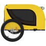 Remolque bicicleta mascotas hierro tela Oxford amarillo negro de vidaXL, Cochecitos para mascotas - Ref: Foro24-94008, Precio...