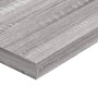 Estantes pared 4 uds madera ingeniería gris Sonoma 100x10x1,5cm en Estanterías | Comprar online en Foru.es