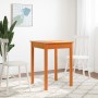 Mesa de comedor madera maciza de pino marrón cera 55x55x75 cm en Mesas de comedor | Comprar online en Foru.es