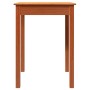 Mesa de comedor madera maciza de pino marrón cera 55x55x75 cm en Mesas de comedor | Comprar online en Foru.es