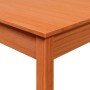 Mesa de comedor madera maciza de pino marrón cera 55x55x75 cm en Mesas de comedor | Comprar online en Foru.es