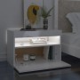 Muebles de TV con luces LED 2 uds blanco brillante 60x35x40 cm de vidaXL, Muebles TV - Ref: Foro24-804422, Precio: 78,46 €, D...