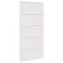 Puerta de granero madera maciza pino blanca 100x208 cm en Puertas | Comprar online en Foru.es