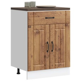Mueble bajo de cocina Lucca madera vieja en Armarios de cocina | Comprar online en Foru.es