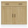Mueble bajo de cocina porto roble sonoma madera reconstituida en Armarios de cocina | Comprar online en Foru.es