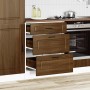 Mueble bajo de cocina porto roble marrón madera reconstituida en Armarios de cocina | Comprar online en Foru.es