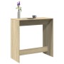 Mesa alta de bar madera ingeniería roble Sonoma 102x50x103,5 cm en Mesas de comedor | Comprar online en Foru.es