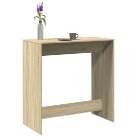 Mesa alta de bar madera ingeniería roble Sonoma 102x50x103,5 cm en Mesas de comedor | Comprar online en Foru.es