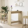 Mesa alta de bar madera ingeniería roble Sonoma 102x50x103,5 cm en Mesas de comedor | Comprar online en Foru.es