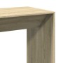 Mesa alta de bar madera ingeniería roble Sonoma 102x50x103,5 cm en Mesas de comedor | Comprar online en Foru.es