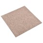 Baldosas de suelo de moqueta 20 uds 5 m² 50x50 cm beige en Materiales de construcción | Comprar online en Foru.es