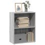 Estantería de madera de ingeniería gris Sonoma 60x30x77 cm en Librerías y estanterías | Comprar online en Foru.es
