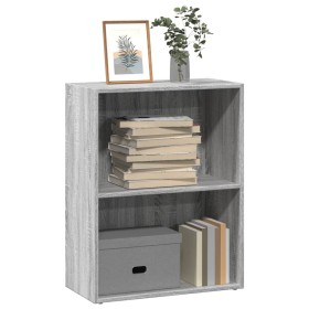 Estantería de madera de ingeniería gris Sonoma 60x30x77 cm en Librerías y estanterías | Comprar online en Foru.es