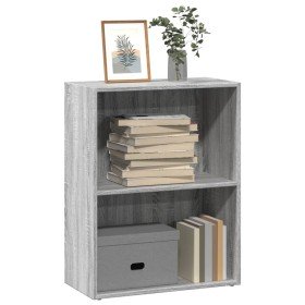 Estantería de madera de ingeniería gris Sonoma 60x30x77 cm en Librerías y estanterías | Comprar online en Foru.es