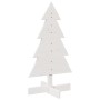 Árbol Navidad de adorno madera maciza pino blanco 80 cm en Decoración Festiva y Estacional | Comprar online en Foru.es