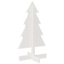 Árbol Navidad de adorno madera maciza pino blanco 80 cm en Decoración Festiva y Estacional | Comprar online en Foru.es