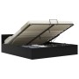 Cama canapé hidráulica con LED cuero sintético negra 180x200 cm de vidaXL, Camas y somieres - Ref: Foro24-285545, Precio: 329...