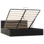 Cama canapé hidráulica con LED cuero sintético negra 180x200 cm de vidaXL, Camas y somieres - Ref: Foro24-285545, Precio: 329...