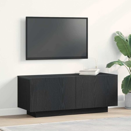 Gabinete de TV Roble Negro 100 x 35 x 40 cm en Muebles TV | Comprar online en Foru.es