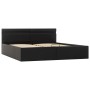 Cama canapé hidráulica con LED cuero sintético negra 180x200 cm de vidaXL, Camas y somieres - Ref: Foro24-285545, Precio: 329...