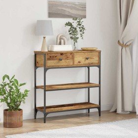 Mesa Consola con cajón Madera vieja 72.5 x 25 x 75 cm en Mesas auxiliares | Comprar online en Foru.es