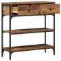 Mesa Consola con cajón Madera vieja 72.5 x 25 x 75 cm en Mesas auxiliares | Comprar online en Foru.es