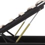 Cama canapé hidráulica con LED cuero sintético negra 180x200 cm de vidaXL, Camas y somieres - Ref: Foro24-285545, Precio: 329...