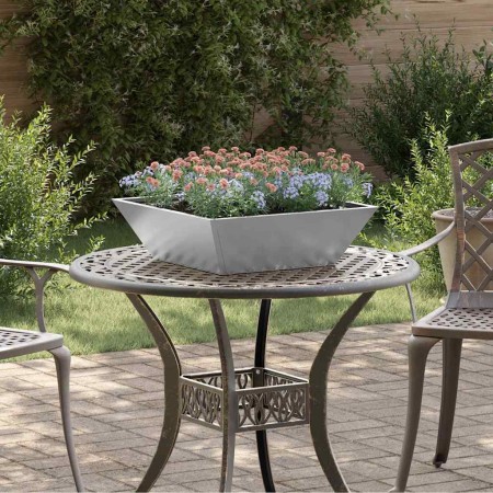 Maceta para Jardín Plateado 50 x 50 x 15 cm Acero Galvanizado en Macetas y jardineras | Comprar online en Foru.es