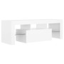 Mueble para TV con luces LED blanco 120x35x40 cm de vidaXL, Muebles TV - Ref: Foro24-804346, Precio: 79,73 €, Descuento: %