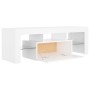 Mueble para TV con luces LED blanco 120x35x40 cm de vidaXL, Muebles TV - Ref: Foro24-804346, Precio: 79,73 €, Descuento: %