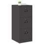 Mueble archivador con cajón Geométrico Negro 44 x 50 x 106.5 cm en Armarios y almacenamiento | Comprar online en Foru.es