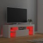 Mueble para TV con luces LED blanco 120x35x40 cm de vidaXL, Muebles TV - Ref: Foro24-804346, Precio: 79,73 €, Descuento: %