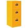 Mueble archivador con cajón Amarillo Mostaza 44 x 50 x 106.5 cm en Armarios y almacenamiento | Comprar online en Foru.es