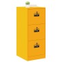 Mueble archivador con cajón Amarillo Mostaza 44 x 50 x 106.5 cm en Armarios y almacenamiento | Comprar online en Foru.es