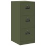 Mueble archivador con cajón Verde Oliva 44 x 50 x 106.5 cm en Armarios y almacenamiento | Comprar online en Foru.es