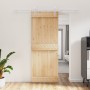 Puerta corredera con herrajes madera maciza de pino 80x210 cm de vidaXL, Puertas - Ref: Foro24-3203027, Precio: 172,03 €, Des...