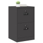 Mueble archivador con cajón Geométrico Negro 44 x 50 x 106.5 cm en Armarios y almacenamiento | Comprar online en Foru.es