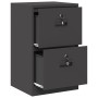 Mueble archivador con cajón Geométrico Negro 44 x 50 x 106.5 cm en Armarios y almacenamiento | Comprar online en Foru.es
