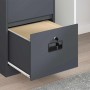 Mueble archivador con cajón Antracita 44 x 50 x 106.5 cm en Armarios y almacenamiento | Comprar online en Foru.es