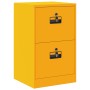 Mueble archivador con cajón Amarillo Mostaza 44 x 50 x 106.5 cm en Armarios y almacenamiento | Comprar online en Foru.es