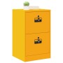 Mueble archivador con cajón Amarillo Mostaza 44 x 50 x 106.5 cm en Armarios y almacenamiento | Comprar online en Foru.es